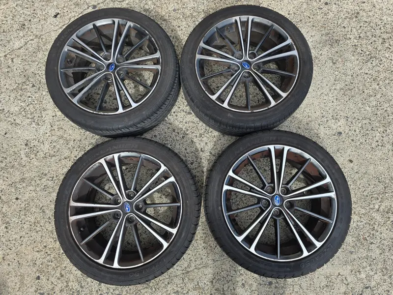 Genuine Subaru Liberty Impreza Brz Factory Set Of Wheels Tyres 215/45 R17" 1