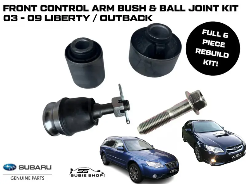 Genuine Subaru Liberty Outback 03-09 Front Lower Control Arm Bush Ball Joint Kit 1