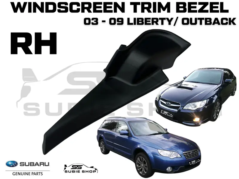 Genuine Subaru Liberty Outback 03 - 09 Windscreen Mould Trim Panel Bezel Right R 1