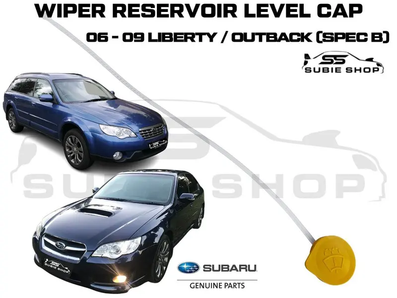 Genuine Subaru Liberty Outback 06-09 Windscreen Washer Bottle Tank Cap Level Lid 1