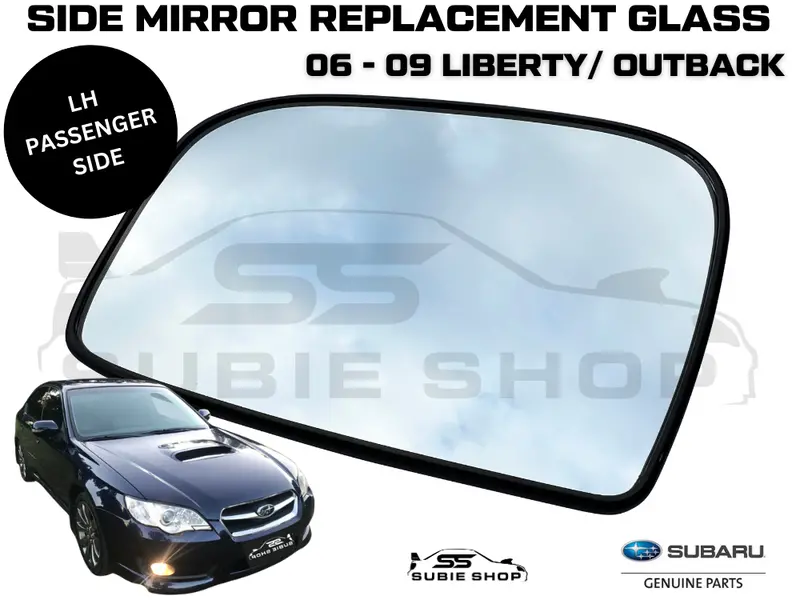 Genuine Subaru Liberty Outback Gen 4 06-09 Left Passenger Side View Mirror Glass 1