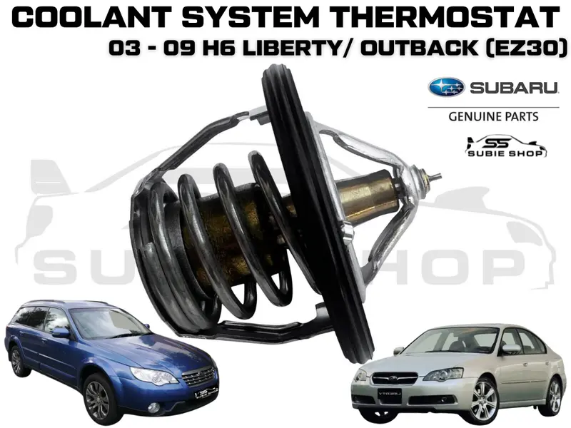 Genuine Subaru Liberty Outback H6 Ez30 03 -09 Thermostat Coolant W Gasket Seal 1