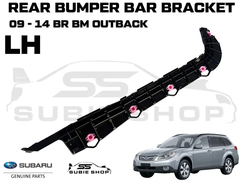 Genuine Subaru Outback 09 - 14 Br Rear Bumper Bar Bracket Mount Slide Left Lh 1