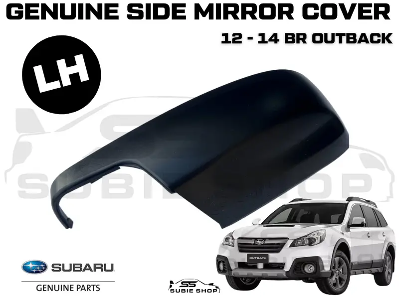 Genuine Subaru Outback Br 2012 - 14 Left Passenger Side Mirror Cover Trim Panel 1
