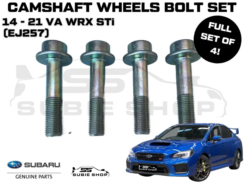 Genuine Subaru Va Wrx Sti 2014 -21 Ej257 Camshaft Cam Intake Exhaust Wheel Bolts 1