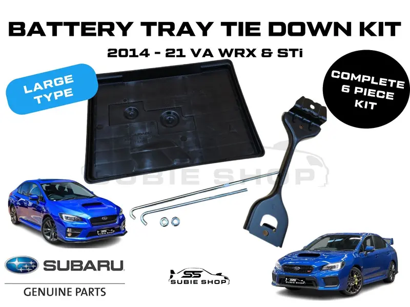 Genuine Subaru Va Wrx & Sti 2014 - 21 Large Battery Tie Down Tray Clamp Holder 1