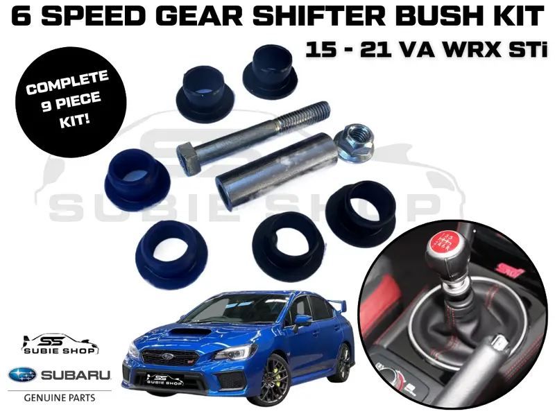 Genuine Subaru Va Wrx Sti 6 Speed 2015 -21 Gear Shifter Knuckle Joint Bushes Set 1