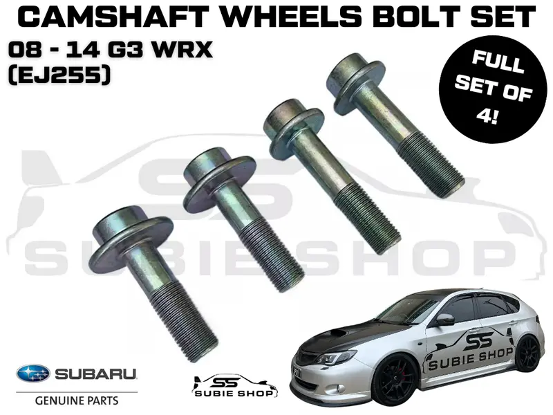 Genuine Subaru Wrx G3 08 - 14 Ej255 Camshaft Cam Intake Exhaust Wheel Bolt Set 1