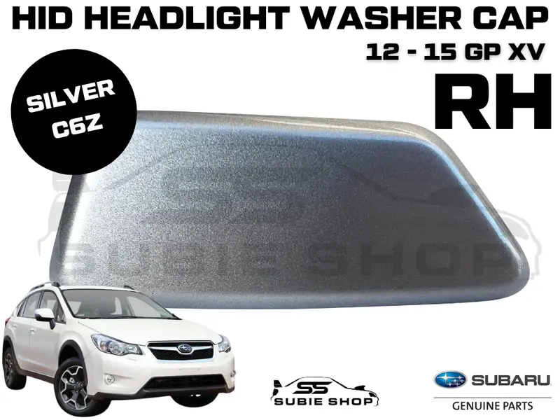 Genuine Subaru Xv Gp 12 - 15 Headlight Bumper Washer Cap Cover Right Silver C6z 1