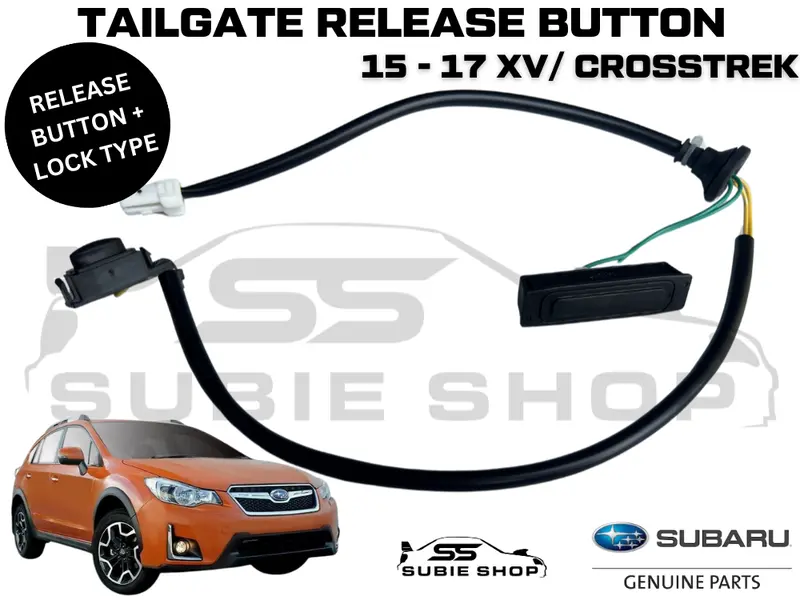 Genuine Tailgate Button Boot Release Switch 15 -17 Subaru Xv Crosstrek Lock Type 1