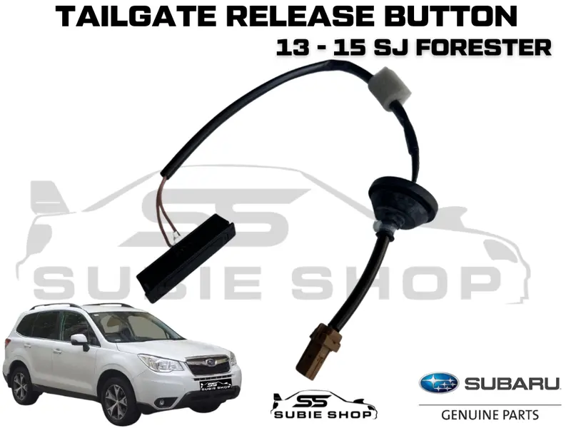 Genuine Tailgate Button Boot Release Unlock Open Switch 13-15 Subaru Sj Forester 1