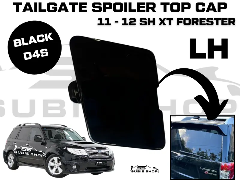 Genuine Tailgate Spoiler Black Cap Cover 11 - 12 Subaru Forester Sh Xt Left Lh 1