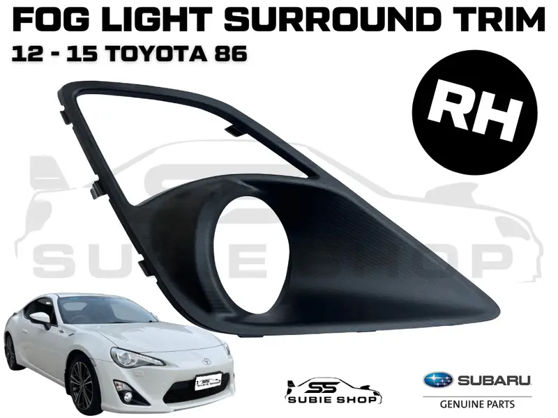 Genuine Toyota 86 2012 - 2015 Front Fog Light Lamp Bezel Cover Surround Right Rh 1