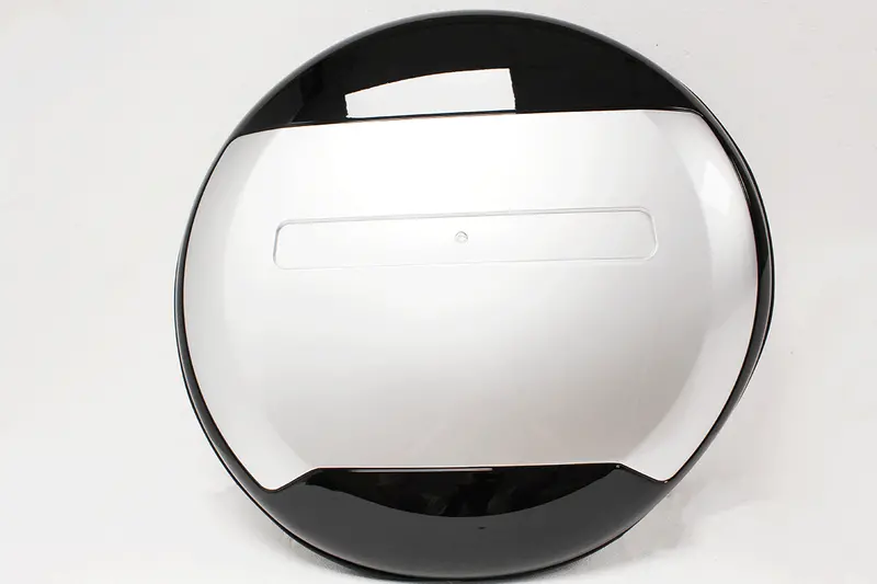 Gloss Black & Silver Wheel Cover Ga2891 1