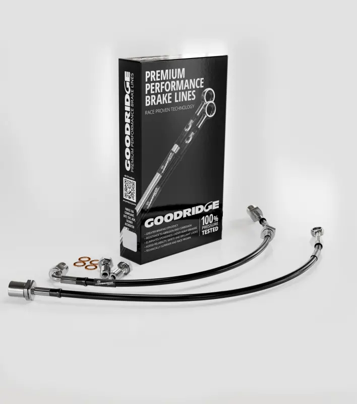 Goodridge 17-20 Subaru Brz Stainless Steel Front Brake Lines 1