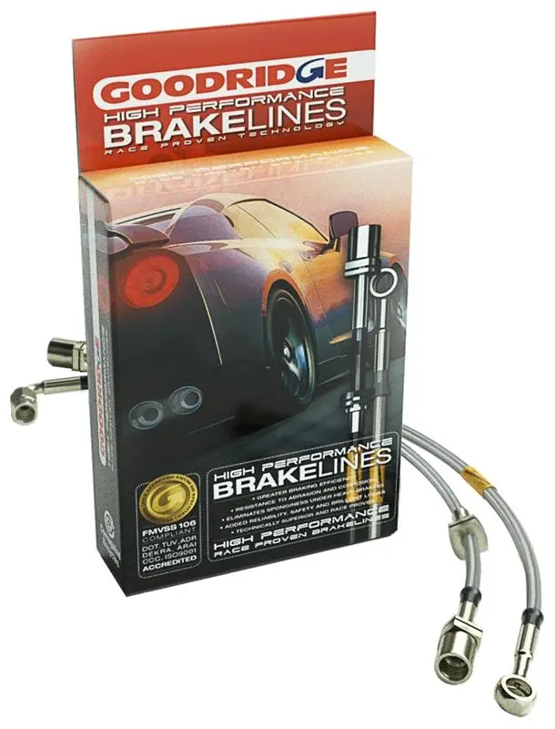 Goodridge G-Stop Stainless Steel Braided Brake Lines 1