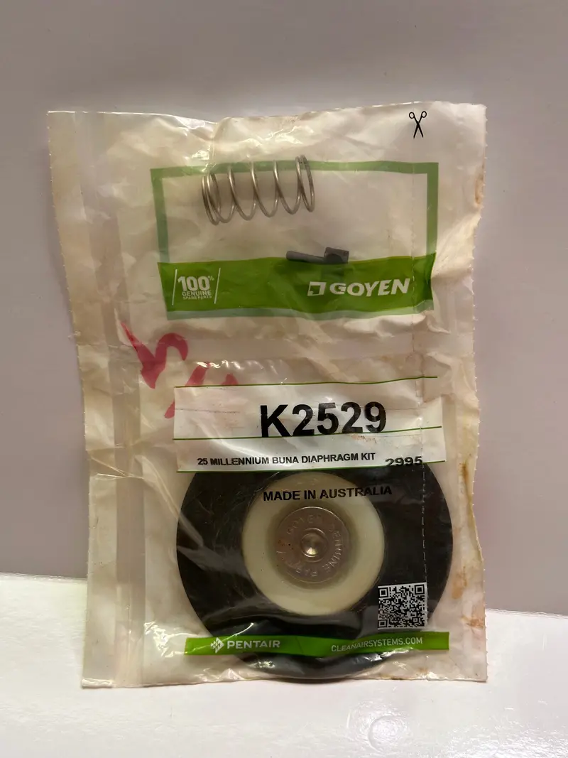 Goyen K2529 25Mm Buna Diaphragm Kit 2