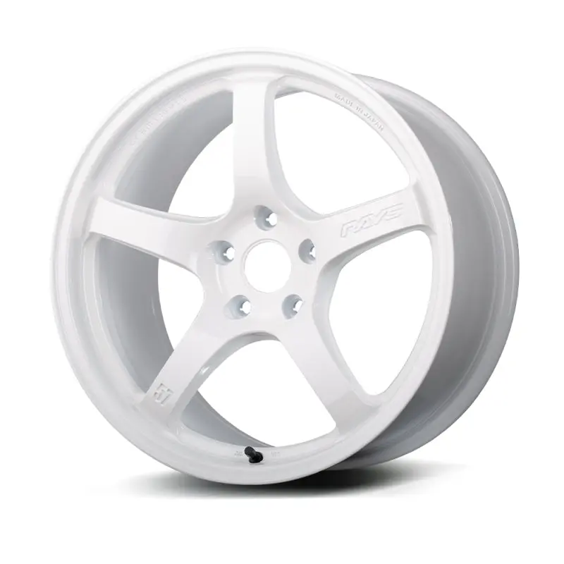 Gram Lights 57Cr 18X9.5 +38 5X100 Ceramic White Pearl Wheel 1