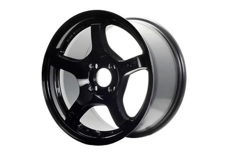 Gram Lights 57Cr 18X9.5 +38 5X100 Glossy Black Wheel 1