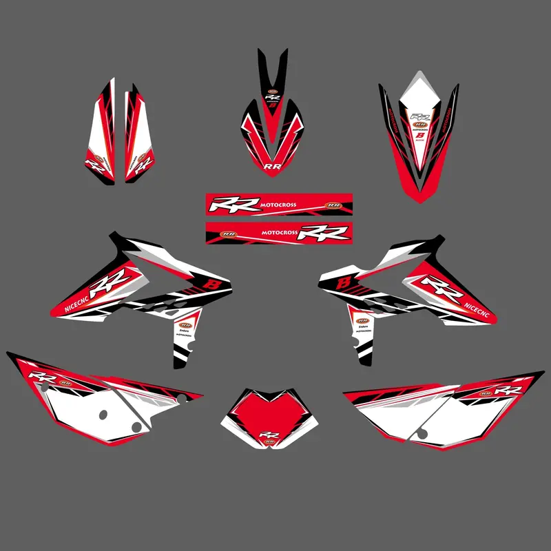 Graphics Decals Stickers Kit For Beta Rr 2T/4T Rr 250 300 350-480 498 2013-2017 1