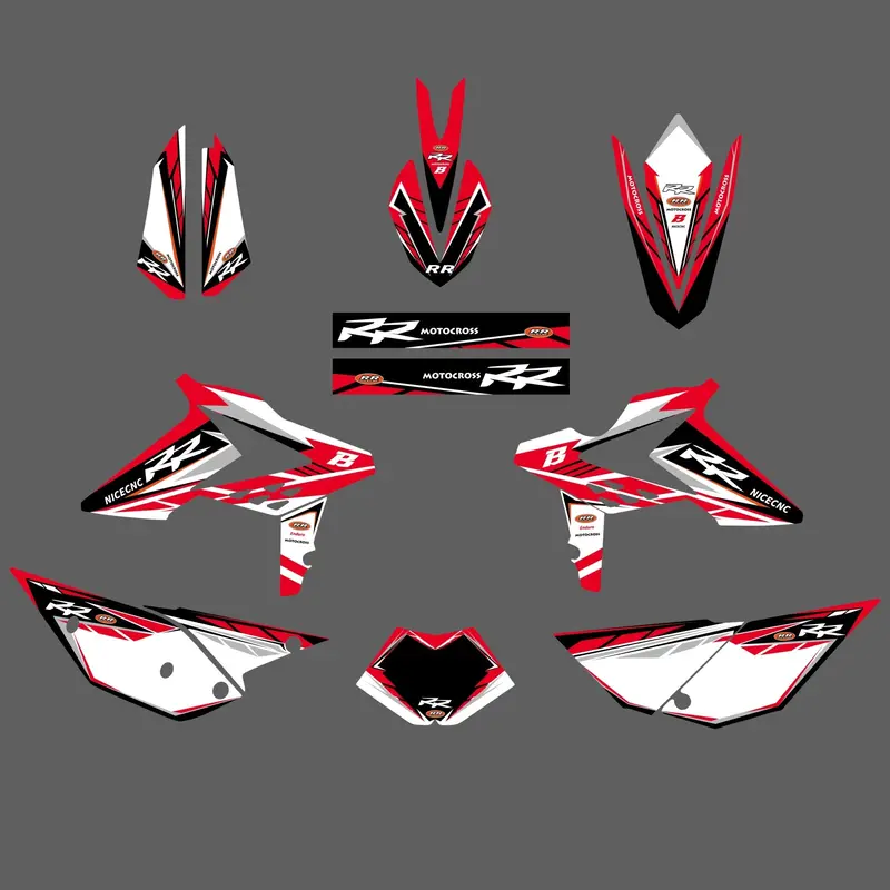 Graphics Decals Stickers Kit For Beta Rr 2T/4T Rr 250 300 350-480 498 2013-2017 3