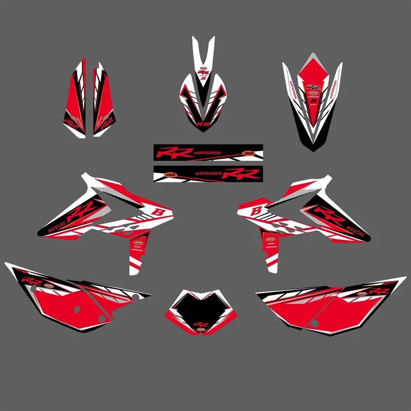 Graphics Decals Stickers Kit For Beta Rr 2T/4T Rr 250 300 350-480 498 2013-2017 4