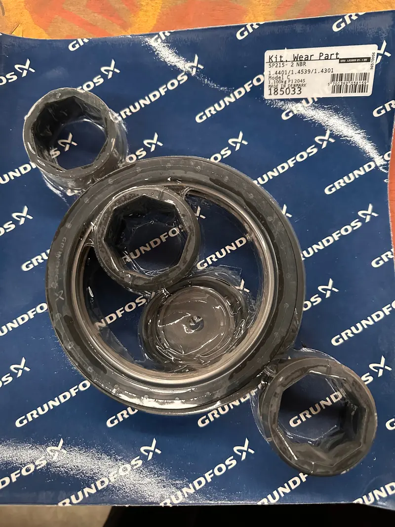 Grundfos 185033 Kit, Wear Part 1.4401/1.4539/1.4301, Sp215-2 Stage Nbr Model C 1
