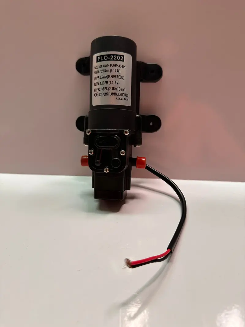 Gwh-Pump-43-Bk Portable Water Pressure Shower Pump 12V 1