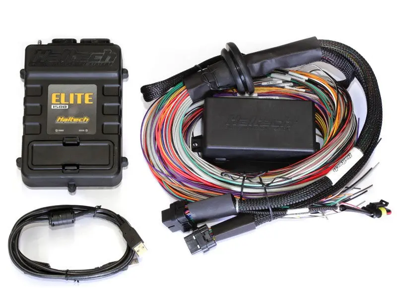 Haltech Elite 1500 (Dbw) - 2.5M (8 Ft) Premium Universal Wire-In Harness Kit 1