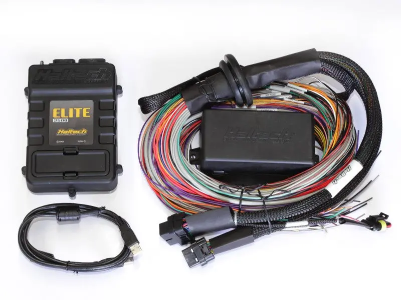 Haltech Elite 2500 (Dbw) - 2.5M (8 Ft) Premium Universal Wire-In Harness Kit 1