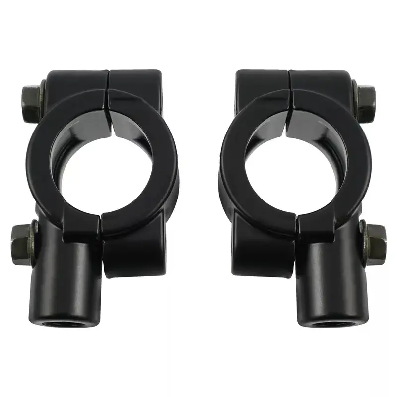 Handlebar Mirror Mount Holders Adapter Aluminum For Motorcycle W 7/8"Handle Bar 1