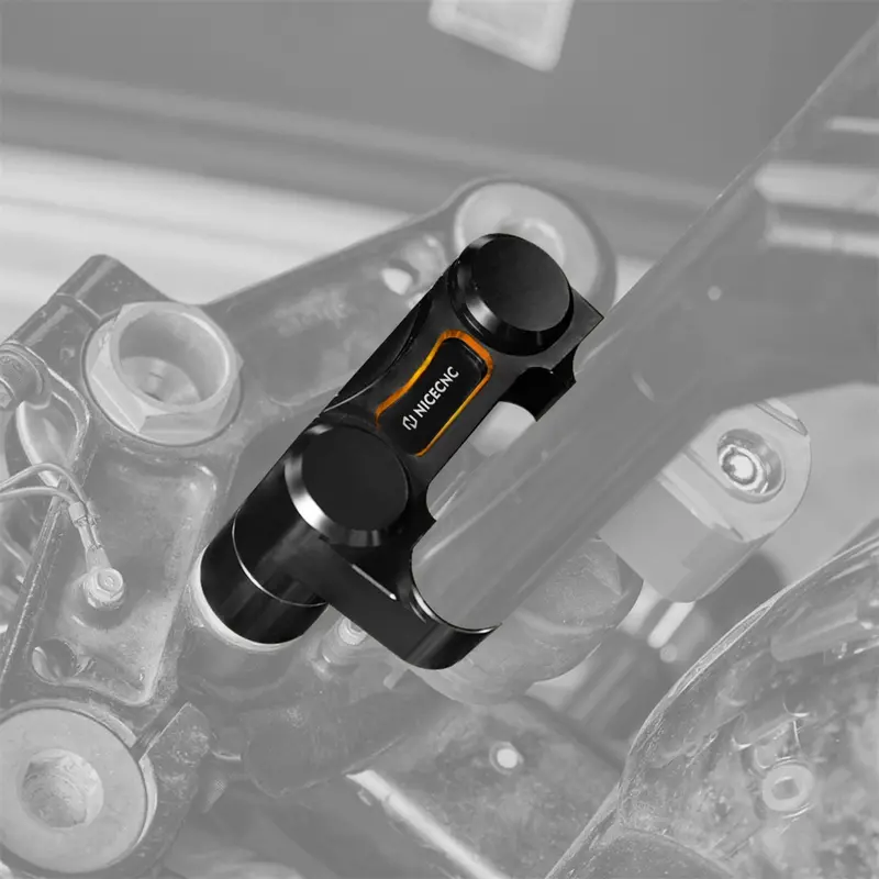 Handlebar Riser Pull Back Plate Relocation Bracket For Harley Road Glide Road King 2