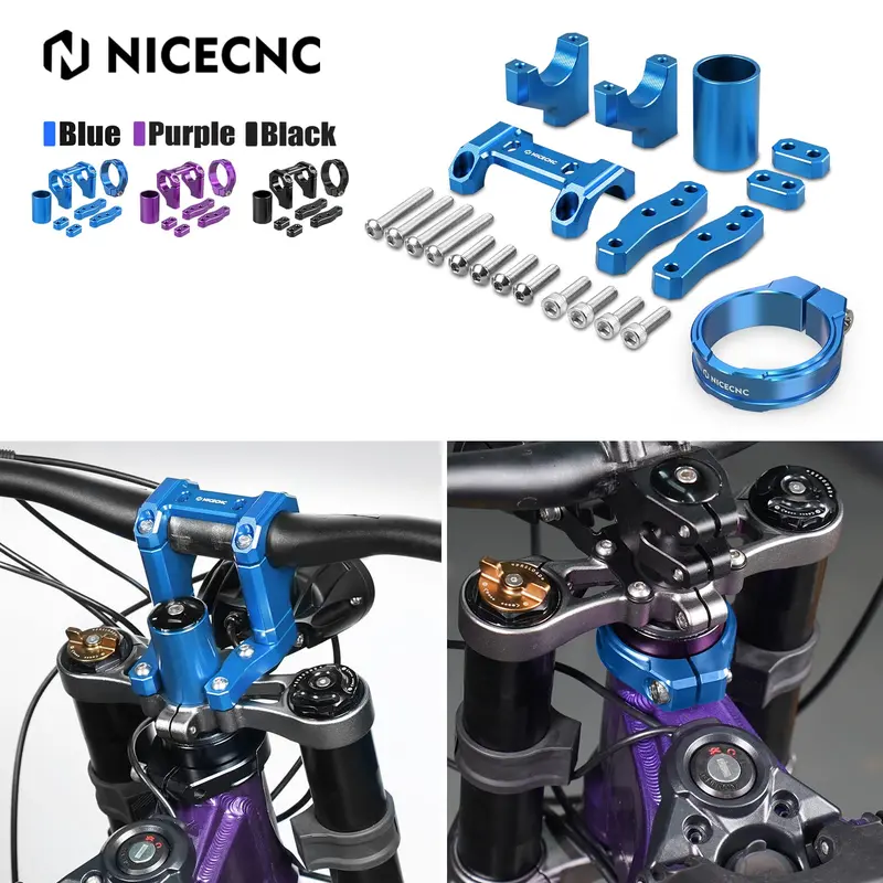 Handlebar Risers Mount & Head Tube Frame Brace For Surron Light Bee Segway X160 X260 3