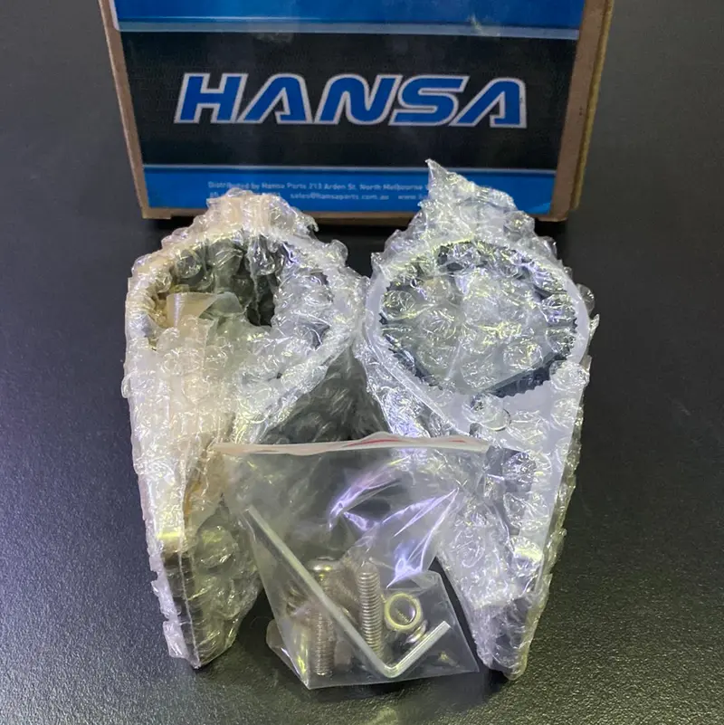 Hansa Sg005-P Bracket, Pair, Aluminium, 76Mm 1