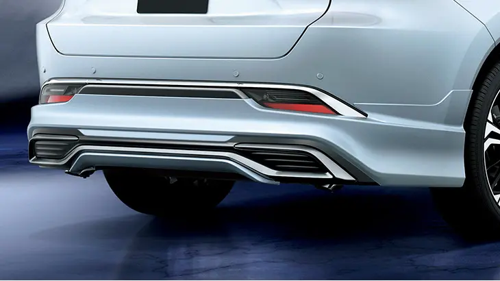 Harrier Modellista (Avant Emotional Style) Rear Styling Kit (Rear Skirt + Muffler Extension) 1