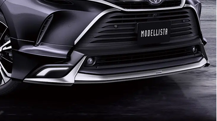 Harrier Modellista (Gran Blaze Style) Front Spoiler With Led 1