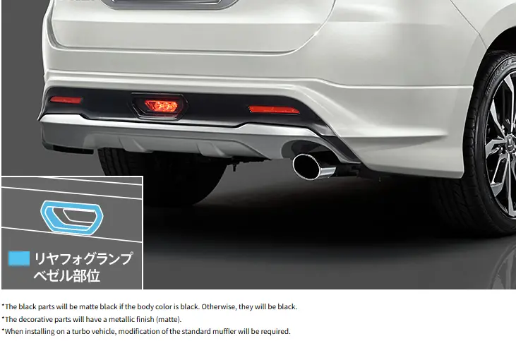 Harrier (Zsu60,Asu60) Modellista (Ver.2) Rear Styling Kit (For Cold Weather Cars) 1