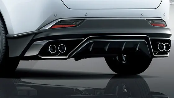 Harrier(Axuh80,Mxua80) Gr Aero Parts Rear Bumper Spoiler & Sport Muffler 1