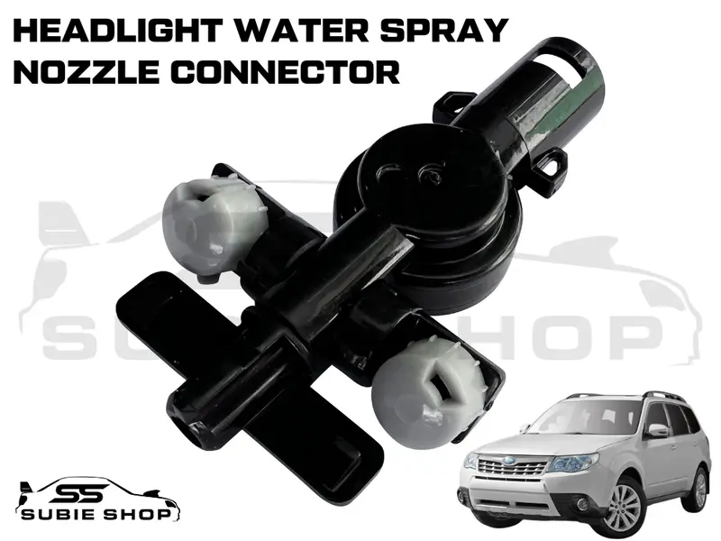 Headlight Washer Cap Water Jet Nozzle For 08 - 12 Subaru Forester Sh Xt Hid 1
