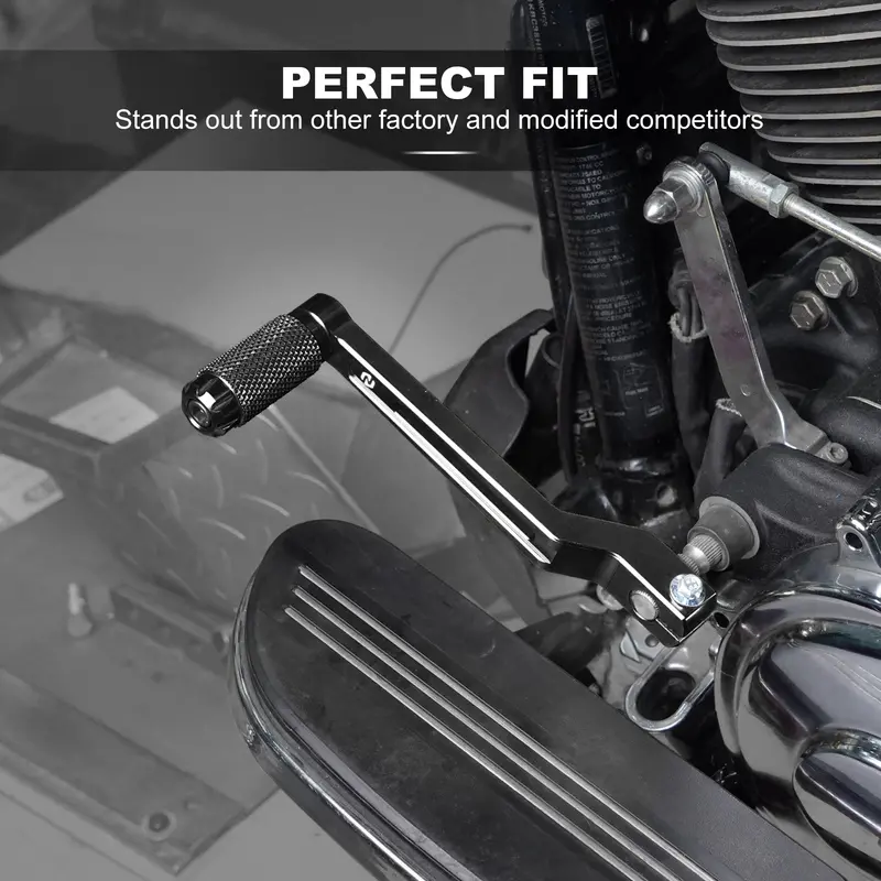 Heel Toe Gear Shifter Levers For Harley Softail Slim Deluxe Fat Boy Heritage 2