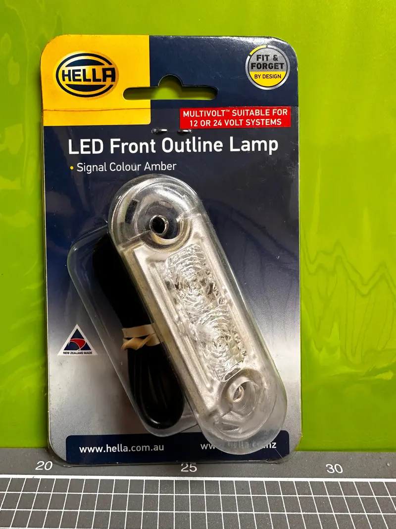 Hella 2060 Duraled Front End Outline Lamp (Amber) 1