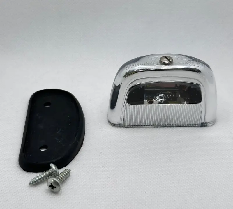 Hella 2552 Vintage Chrome Licence Plate Lamp 1