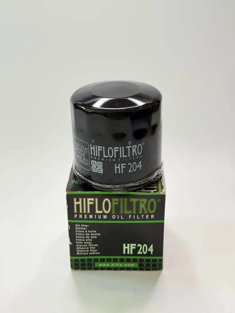 Hf204 Hiflofiltro Oil Filter In Glossy Black 1