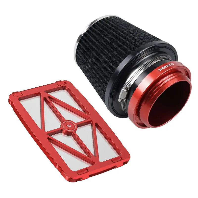 High-Flow Air Filter Intake Cleaner Airbox Lid Cover Kit For Honda Trx450 R / Er 1