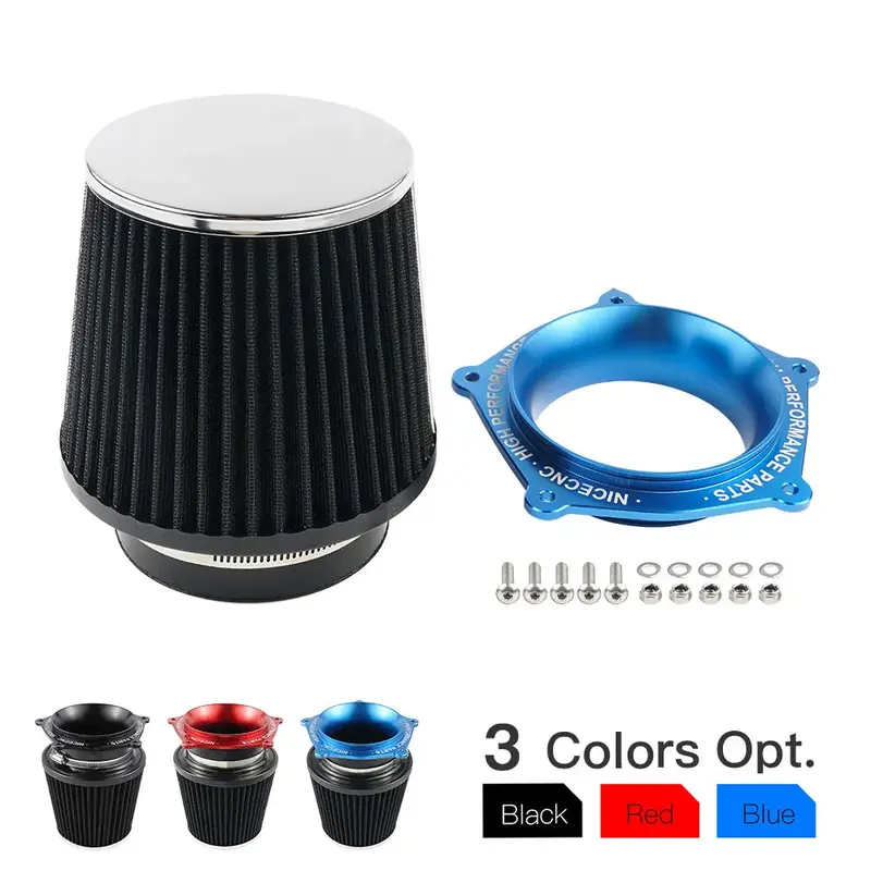 High Flow Atv Air Filter Intake W/ Adapter Kit For Yamaha Yfz450r 2009-2024 1