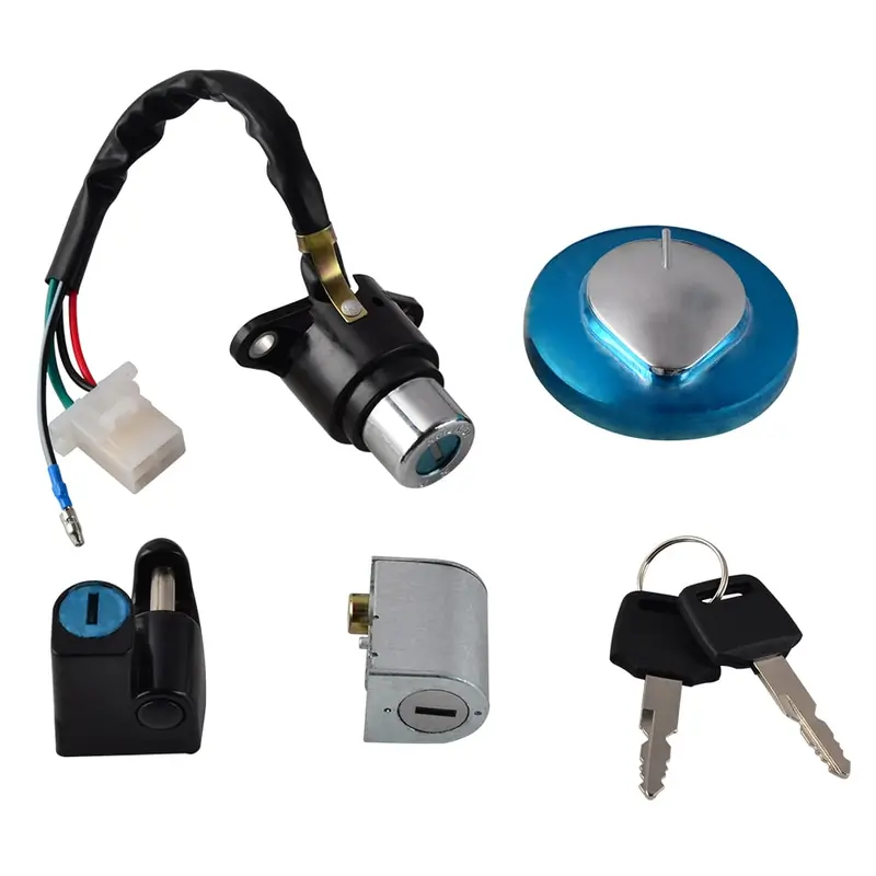 Honda Ignition Switch Gas Cap Helmet Seat Lock Key 1
