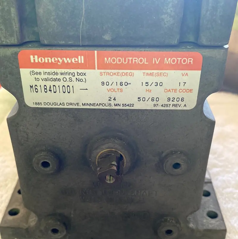 Honeywell M6184d1001/U Series 61 Modutrol Actuator Iv Motor With 3-Point Control 1