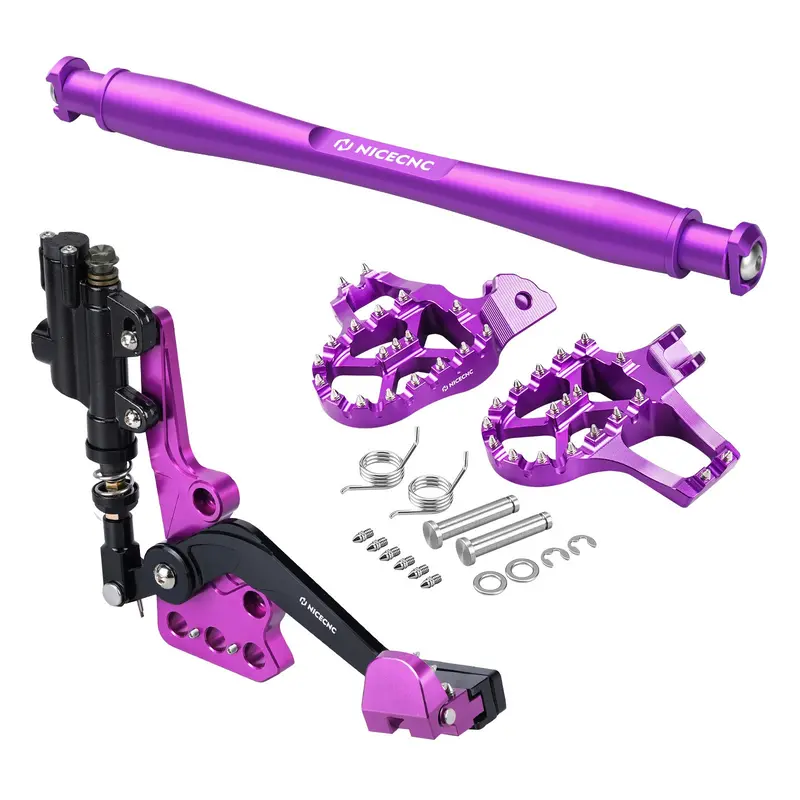 Hydraulic Rear Foot Brake + Extender Footrest + Support Brace For Surron Light Bee X S 1