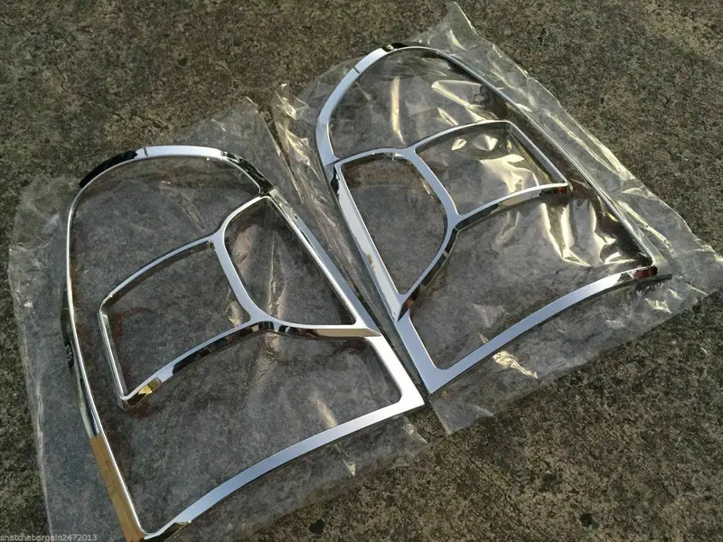 Hyundai Trajet 2000 - 2004 Pair Rear Tail Light Chrome Surround Trim Brand New 1