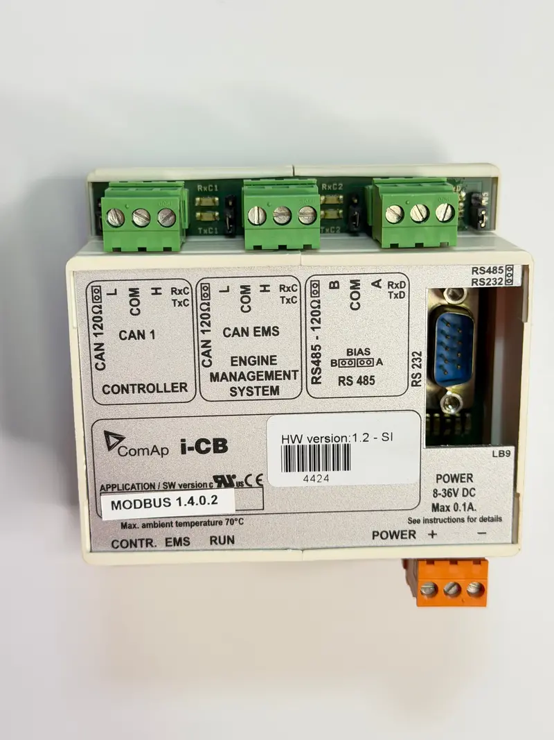 I-Cb/Modbus Communication Interface For Mtu Engines With Adec And Mdec Ecus. 1
